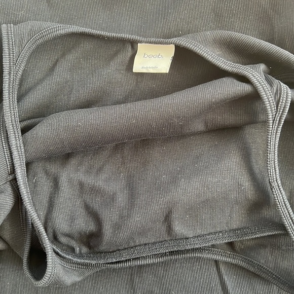 VGUC black BOOB Signe ribbed maternity/breastfeeding dress - Picture 7 of 14